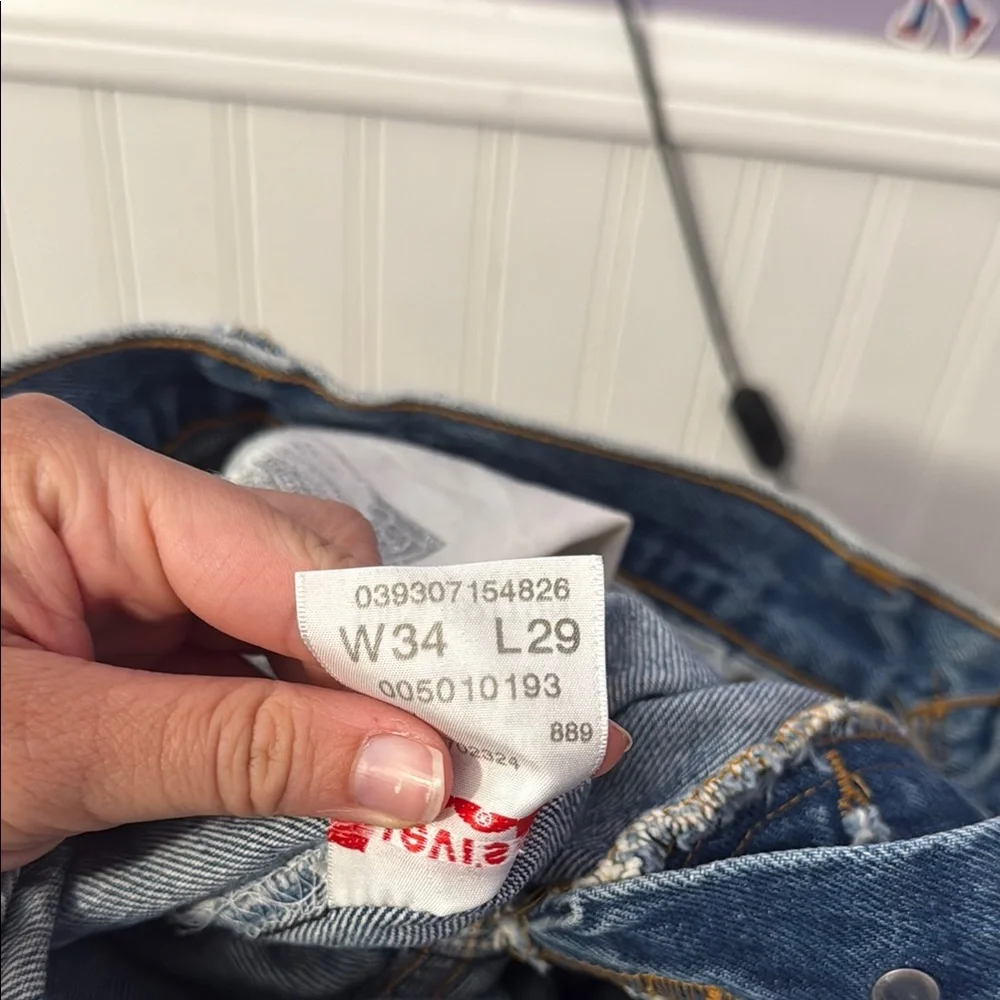 Levi's Blue Straight Jeans